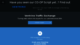 What Ventrino.com website looked like in 2018 (5 years ago)