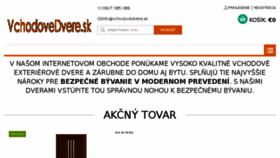 What Vchodovedvere.sk website looked like in 2018 (5 years ago)