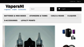What Vapersni.uk website looked like in 2018 (5 years ago)
