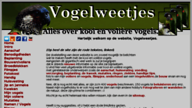 What Vogelweetjes.nl website looked like in 2018 (5 years ago)