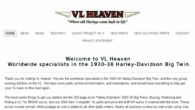 What Vlheaven.com website looked like in 2018 (5 years ago)
