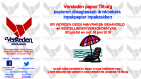What Verstedenpapier.nl website looked like in 2018 (5 years ago)