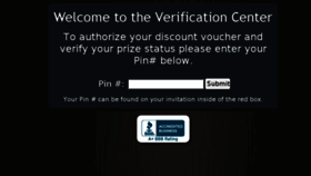 What Verificationcenter.net website looked like in 2018 (5 years ago)