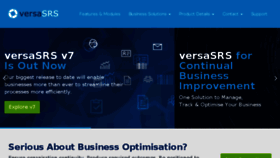 What Versasrs.com website looked like in 2018 (5 years ago)