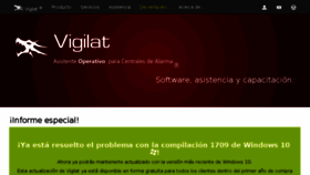 What Vigilat.mx website looked like in 2018 (5 years ago)
