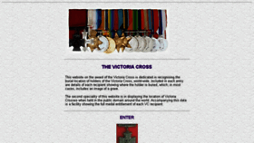 What Victoriacross.org.uk website looked like in 2018 (5 years ago)