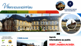 What Villerssoussaintleu.fr website looked like in 2018 (5 years ago)