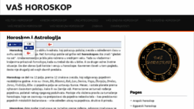 What Vashoroskop.com website looked like in 2018 (5 years ago)