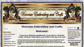 What Victorian-embroidery-and-crafts.com website looked like in 2018 (5 years ago)