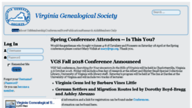 What Vgs.org website looked like in 2018 (5 years ago)
