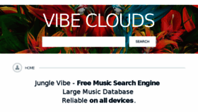 What Vibecloud.net website looked like in 2018 (5 years ago)