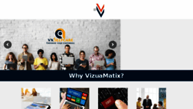 What Vizuamatix.com website looked like in 2018 (5 years ago)