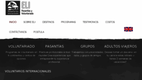 What Voluntariosinternacionales.org website looked like in 2018 (5 years ago)