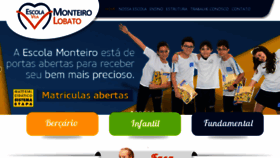 What Vilamonteirolobato.com.br website looked like in 2018 (5 years ago)