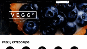 What Veggo.lt website looked like in 2018 (5 years ago)