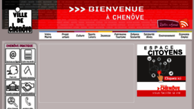 What Ville-chenove.fr website looked like in 2018 (5 years ago)