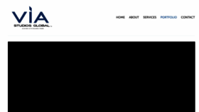 What Viastudiosglobal.com website looked like in 2018 (5 years ago)