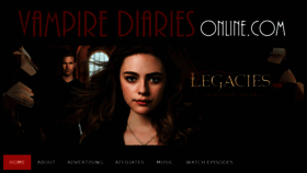What Vampire-diaries.net website looked like in 2018 (5 years ago)