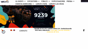 What Vapexpo-spain.com website looked like in 2018 (5 years ago)