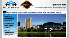 What Valuationssa.com.au website looked like in 2018 (5 years ago)