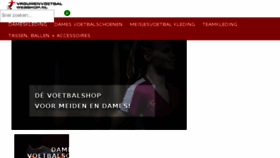 What Vrouwenvoetbalwebshop.nl website looked like in 2018 (5 years ago)