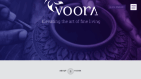 What Voora.co.in website looked like in 2018 (5 years ago)