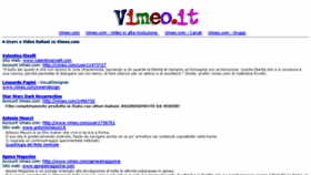 What Vimeo.it website looked like in 2018 (5 years ago)