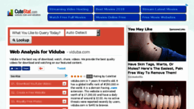 What Viduba.com.cutestat.com website looked like in 2018 (5 years ago)