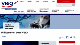 What Vbio.de website looked like in 2018 (5 years ago)