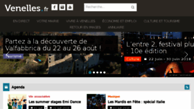 What Venelles.fr website looked like in 2018 (5 years ago)