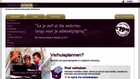 What Verhuisvriend.nl website looked like in 2018 (5 years ago)