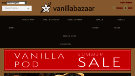 What Vanillabazaar.com website looked like in 2018 (5 years ago)