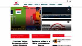 What Videofactory.in website looked like in 2018 (5 years ago)