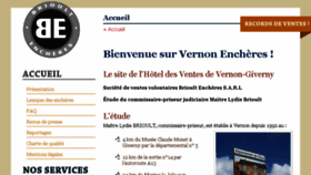 What Vernon-encheres.fr website looked like in 2018 (5 years ago)