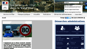 What Val-doise.gouv.fr website looked like in 2018 (5 years ago)