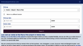 What Veniceairportrentcar.com website looked like in 2018 (5 years ago)