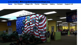 What Vfwveteransvillage.org website looked like in 2018 (8 years ago)