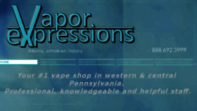 What Vaporexpressions.net website looked like in 2018 (5 years ago)