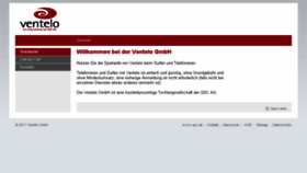 What Ventelo.de website looked like in 2018 (5 years ago)