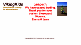 What Vikingkids.co.uk website looked like in 2018 (5 years ago)
