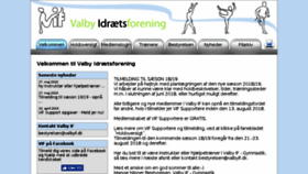 What Valbyif.dk website looked like in 2018 (5 years ago)