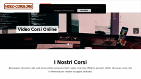 What Video-corsi.org website looked like in 2018 (5 years ago)