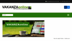 What Vakanza-online.de website looked like in 2018 (5 years ago)