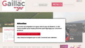 What Vins-gaillac.com website looked like in 2018 (5 years ago)