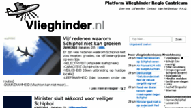 What Vlieghinder.nl website looked like in 2018 (5 years ago)