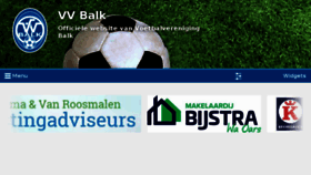 What Vvbalk.nl website looked like in 2018 (5 years ago)