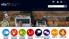 What Vhs-esslingen.de website looked like in 2018 (5 years ago)