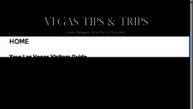What Vegas-tips-and-trips.com website looked like in 2018 (5 years ago)