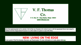 What Vfthomas.com website looked like in 2018 (5 years ago)