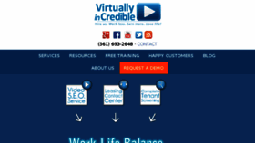 What Virtuallyincredible.com website looked like in 2018 (5 years ago)